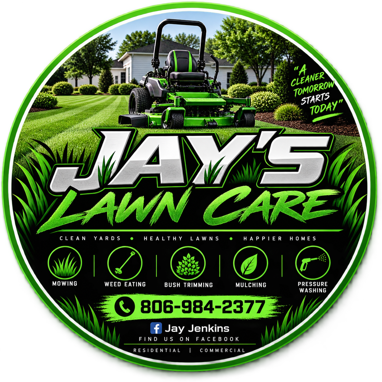 Jay's Lawn Care logo